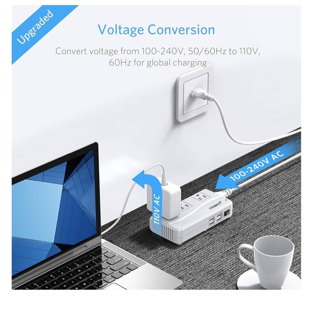 BESTEK Universal Travel Adapter - Picture 3 of 12